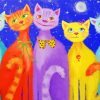 Aesthetic Smile Cat Diamond Paintings