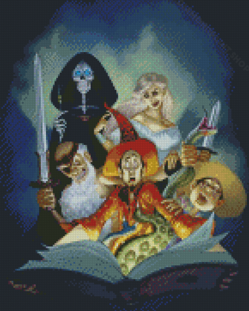 Aesthetic Terr Pratchett Art Diamond Paintings