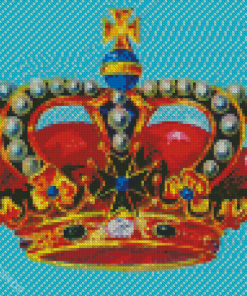 Aesthetic Colorful Crown Diamond Paintings