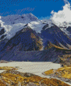 Aesthetic Soutern Alps Diamond Paintings