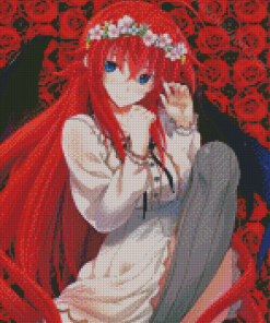 Anime Girl Rias Gremory Diamond Paintings