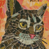 Collage Mosaic Cat Diamond Paintings