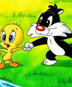 Cute Sylvester And Tweety Diamond Paintings