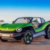 Green Beach Buggy Diamond Paintings