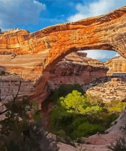 Natural Bridges National Monument Utah US Diamond Paintings