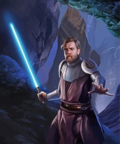 Obi One Illustration Diamond Paintings