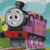 Purple Thomas And Friends Diamond Paintings