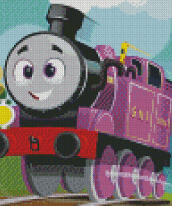 Purple Thomas And Friends Diamond Paintings