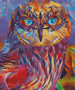 Abstract Owl Bird Diamond Paintings