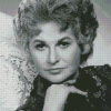 Actress Bea Arthur Black And White Diamond Paintings