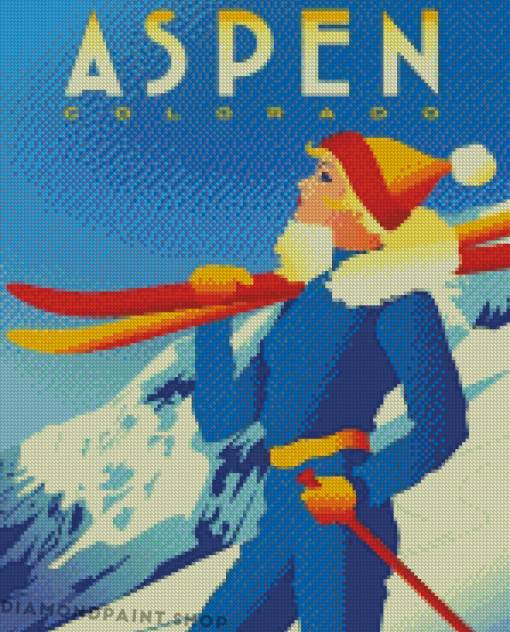 Aspen Colorado Poster Diamond Paintings