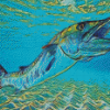 Barracuda Ocean Fish Diamond Paintings