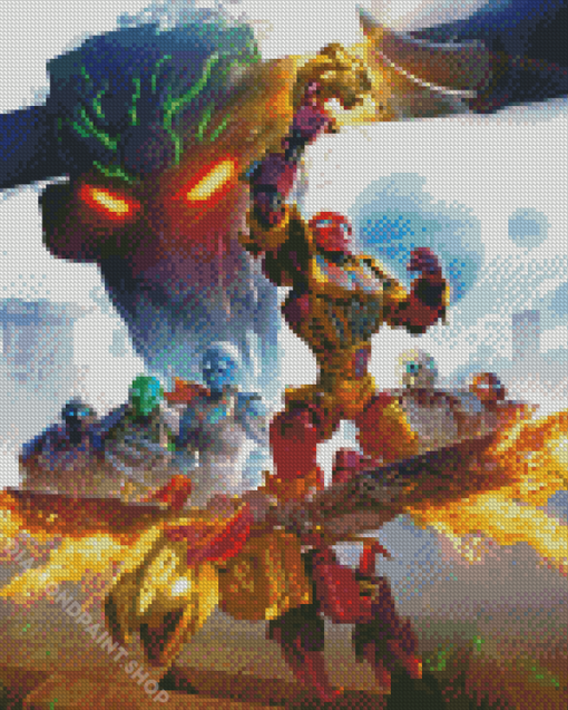 Bionicle Video Game Diamond Paintings