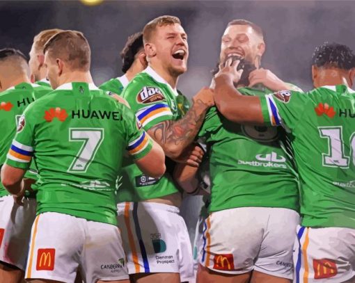 Canberra Raiders National Rugby League Team Diamond Paintings