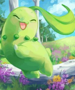 Chikorita Pokemon Art Diamond Paintings