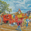 Countryside Tractor Diamond Paintings