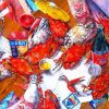 Crab Feast Diamond Paintings