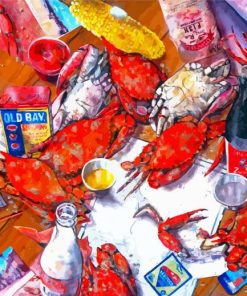 Crab Feast Diamond Paintings