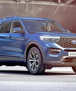 Dark Blue Ford Explorer Diamond Paintings