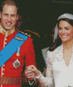 Kate Middleton And Prince William Diamond Paintings