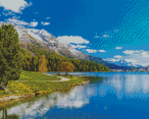 Lake Saint Moritz Diamond Paintings