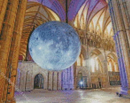 Lincoln Cathedral Moon Diamond Paintings