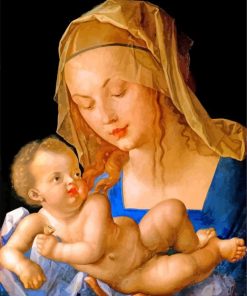 Madonna And Child With The Pear By Durer Diamond Paintings