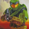 Master Chief The Halo Diamond Paintings