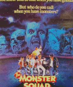 Monster Squad Movie Poster Diamond Paintings