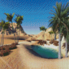 Oasis Desert Diamond Paintings