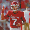 Oklahoma Sooners Footballer Diamond Paintings