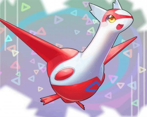 Pokemon Species Latias Diamond Paintings