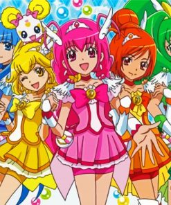 Pretty Cure Illustration Diamond Paintings