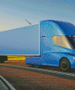 Semi Truck Diamond Paintings