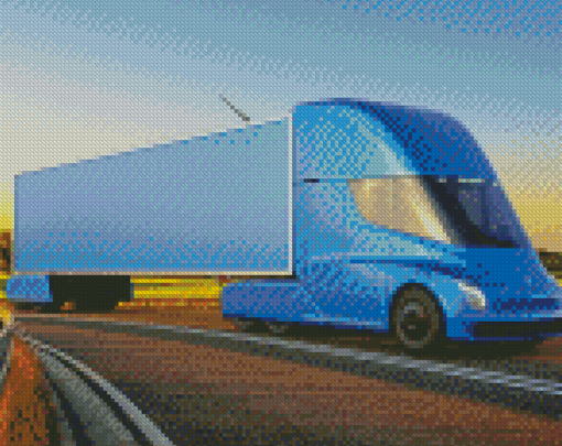 Semi Truck Diamond Paintings