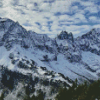 Snowy Mountains In North Cascades National Park Diamond Paintings