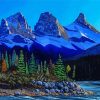 Three Sisters Mountains Oregon US Diamond Paintings