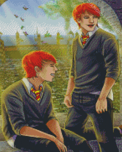 Weasley Twins Art Diamond Paintings