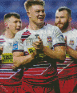 Wigan Warriors Rugby League Players Diamond Paintings