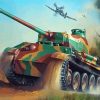 World War II Military Tank Diamond Paintings