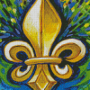 Abstarct Fleur De Lis Diamond Paintings