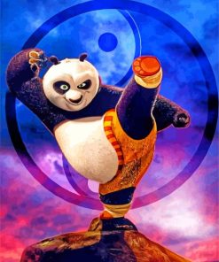 Aesthetic Kung Fu Panda Diamond Paintings