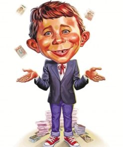 Alfred E Neuman Character Diamond Paintings