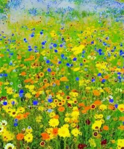 Beautiful Klimt Flower Garden Diamond Paintings