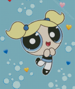 Bubbles Powerpuff Anime Diamond Paintings