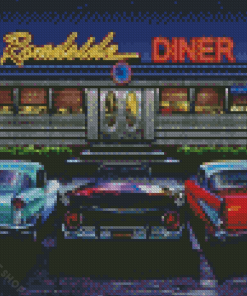 Dinners And Cars Diamond Paintings