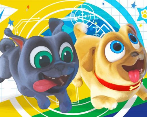 Disney Puppy Dog Pals Diamond Paintings