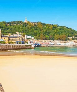 Donostia San Sebastian Beach Diamond Paintings