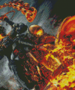 Ghost Rider Diamond Paintings