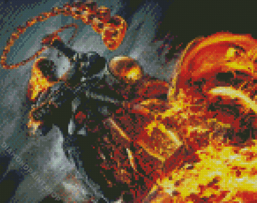 Ghost Rider Diamond Paintings